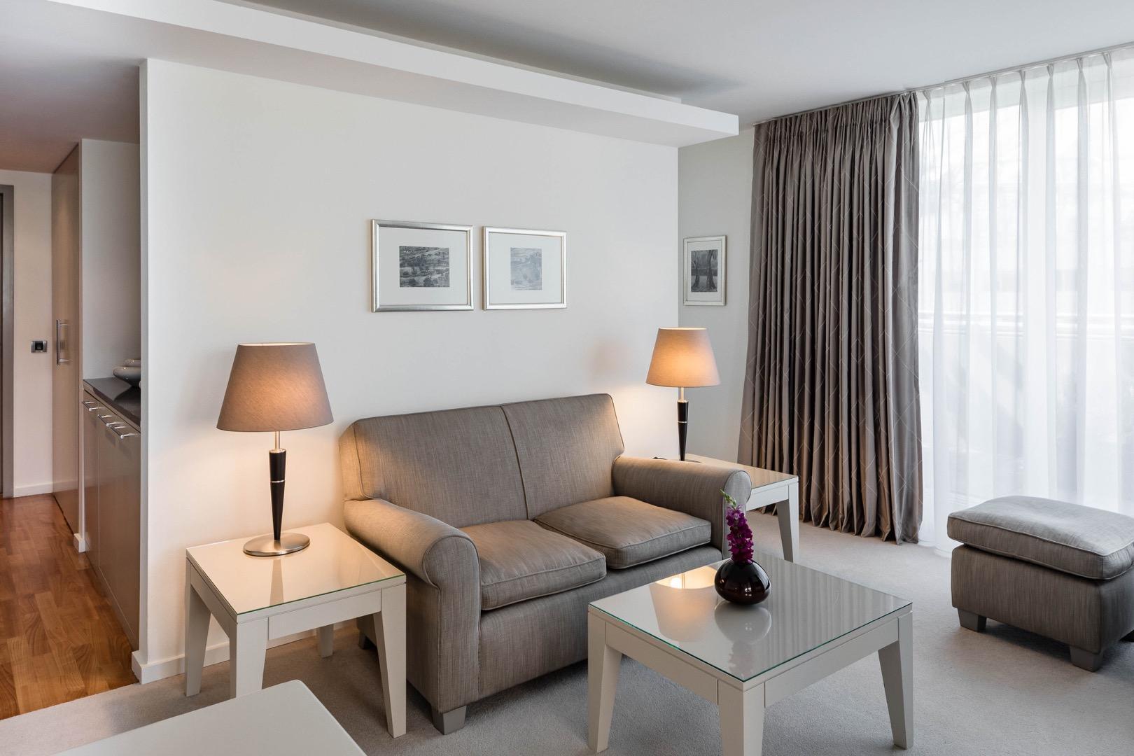 The Mandala Berlin, A Member Of Design Hotels Exterior foto A living room at the hotel